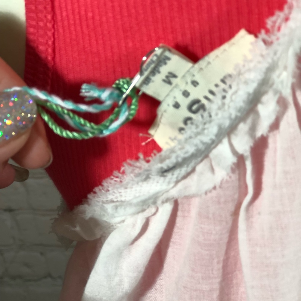 UMGEE Apron Top White With Beautiful Detail NWT M - Picture 7 of 7